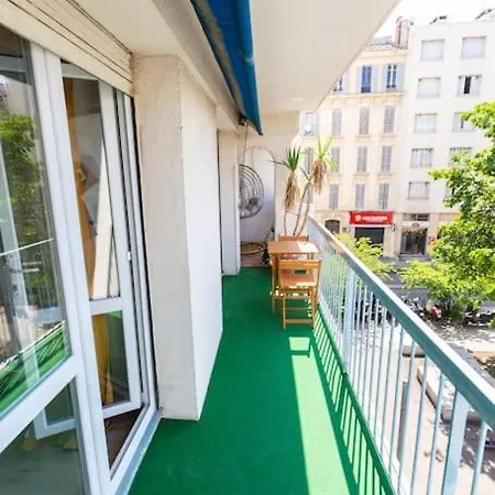 T5, 4 Chambres, St Charles/joliette Wifi, Terrasse Apartment