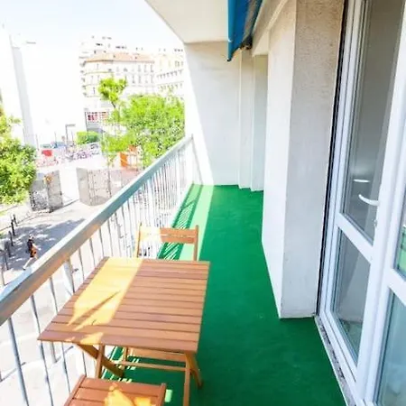 Apartment T5, 4 Chambres, St Charles/joliette Wifi, Terrasse Marseille
